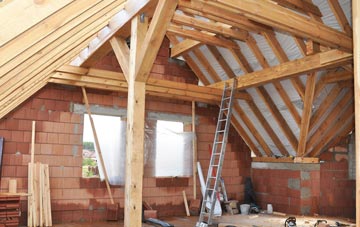 Sweet Green attic trusses